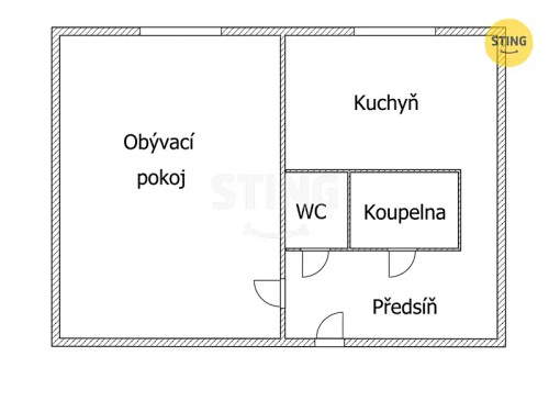 Prodej bytu 1+1 35 m²