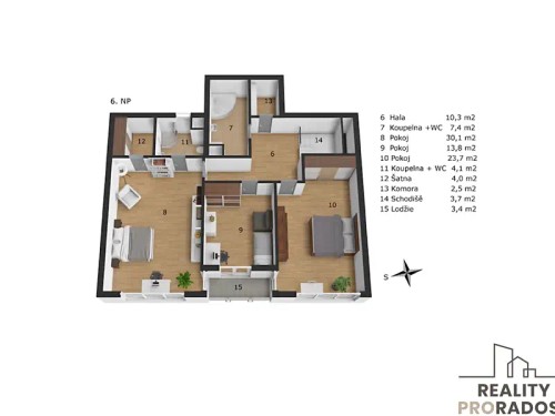Prodej bytu 4+kk 167 m²