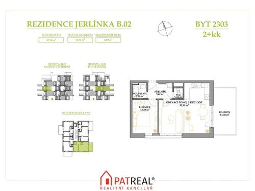 Prodej bytu 2+kk 67 m²
