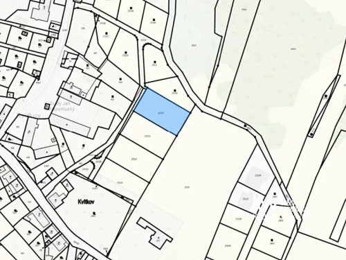 Prodej stavebního pozemku 1305 m²