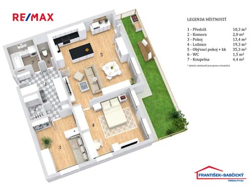 Prodej bytu 3+kk 87 m²