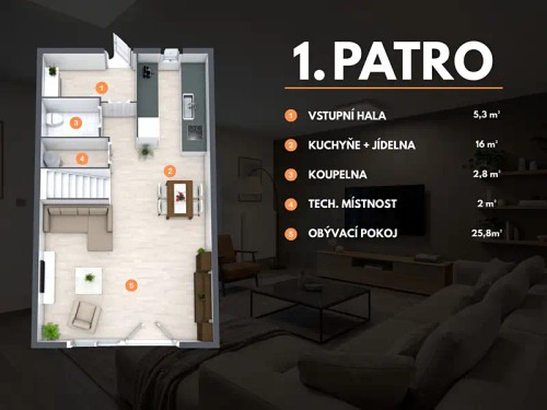 Prodej bytu 4+kk 108 m²