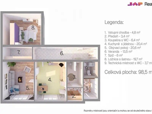 Prodej domu 99 m², pozemek 2149 m²