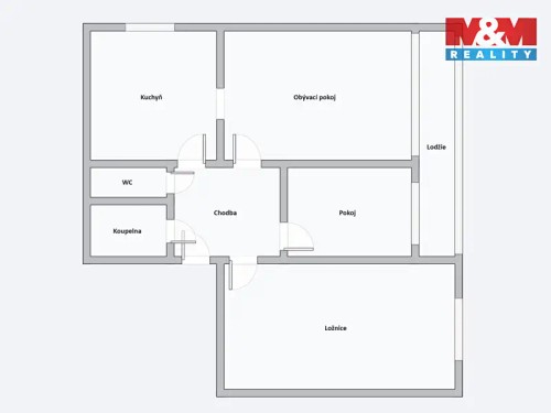 Prodaný  byt 3+1 68 m²