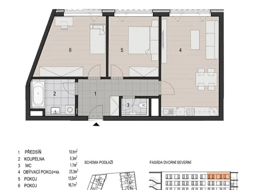 Prodej bytu 3+kk 79 m²