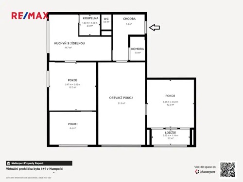 Prodej bytu 4+1 79 m²