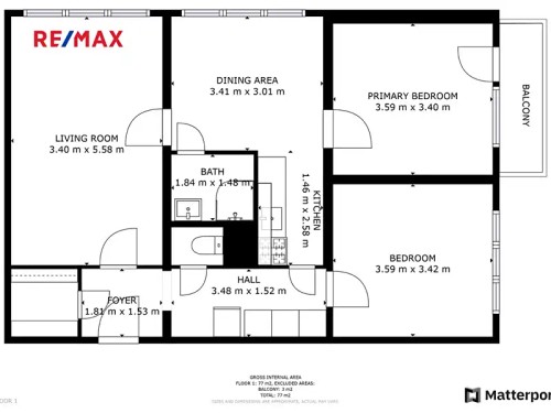 Prodej bytu 3+1 74 m²