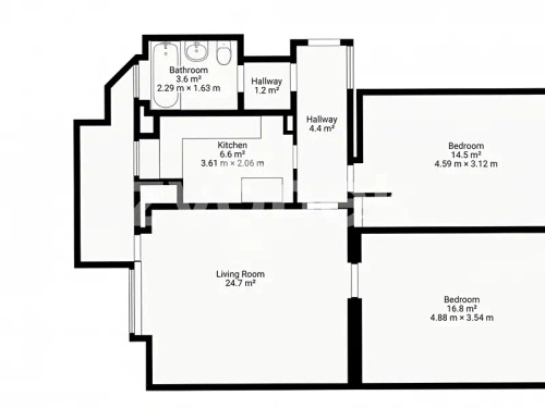 Prodej bytu 3+1 66 m²