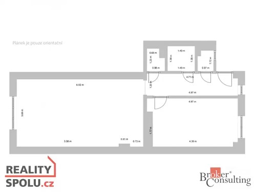 Prodaný byt 2+kk 53 m²