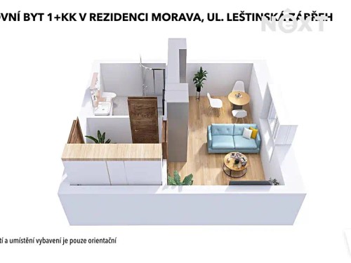 Prodej bytu 1+kk 33 m²