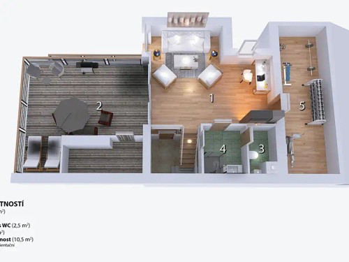 Prodaný byt 5+kk 158 m²