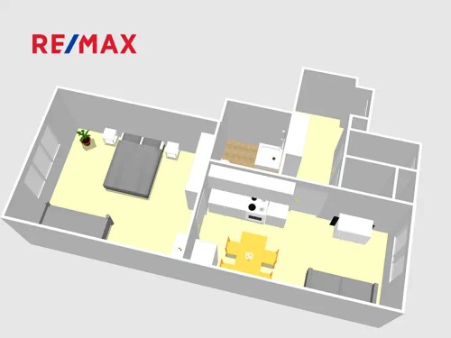Prodaný byt 2+kk 50 m²