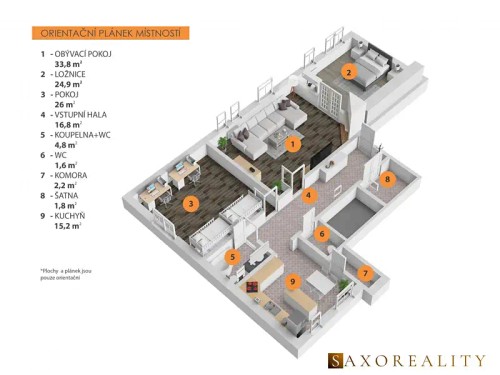 Prodaný byt 4+1 125 m²
