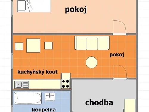 Prodaný  byt 2+kk 40 m²