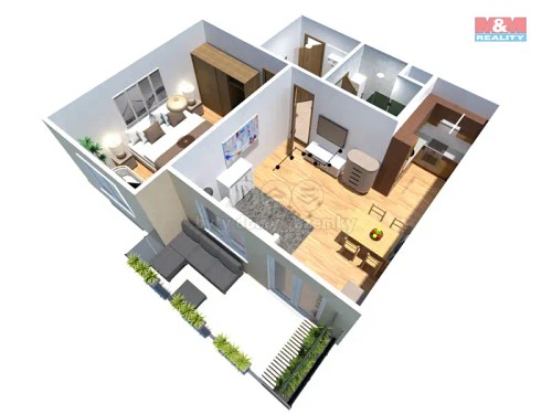 Prodaný byt 2+kk 49 m²