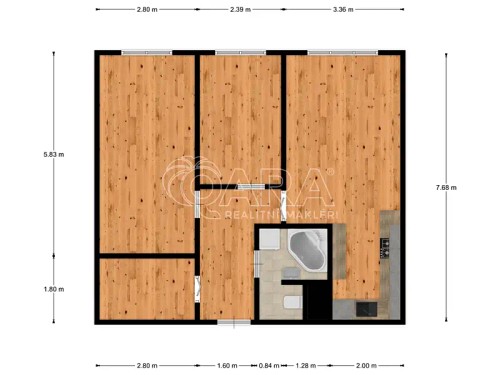 Prodej bytu 3+kk 66 m²