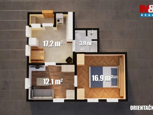 Prodaný byt 2+1 50 m²