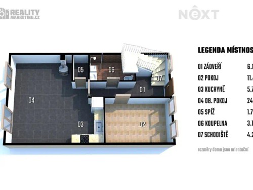 Prodaný dům 110 m², pozemek 814 m²