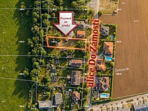 Prodej stavebního pozemku 937 m²