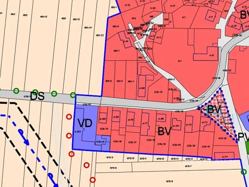 Prodej stavebního pozemku 1096 m²