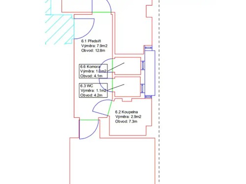 Prodaný  byt 2+kk 51 m²