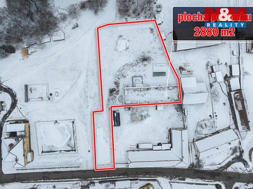 Prodej stavebního pozemku 2880 m²