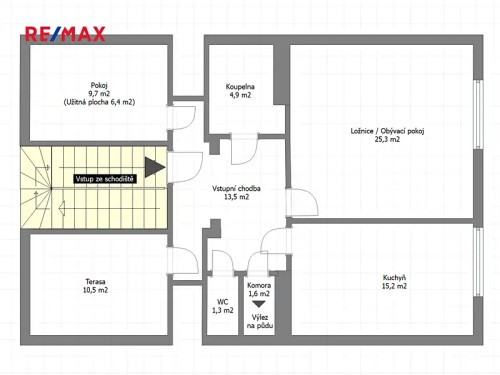 Prodej bytu 1+1 71 m²