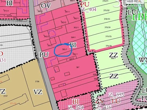 Prodej stavebního pozemku 1584 m²
