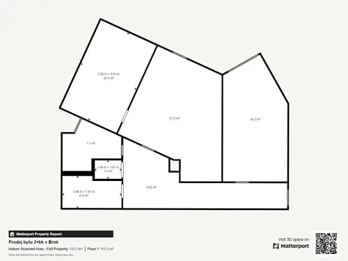 Prodaný byt 3+kk 109 m²