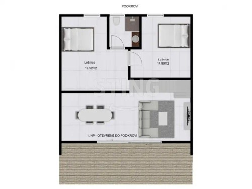 Prodej stavebního pozemku 3693 m²