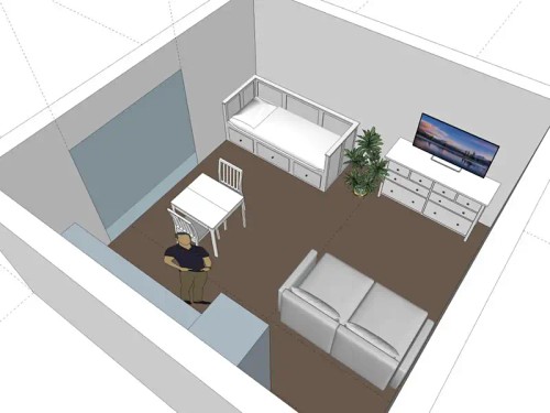 Prodaný byt 1+kk 32 m²