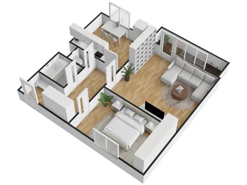 Prodaný byt 2+1 63 m²