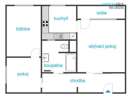 Prodej bytu 3+1 65 m²
