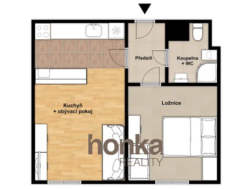Prodej bytu 2+kk 40 m²