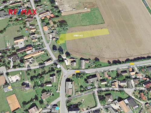 Prodej stavebního pozemku 2989 m²