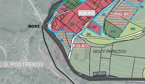 Prodej stavebního pozemku 2050 m²