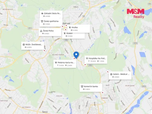 Prodej stavebního pozemku 1963 m²