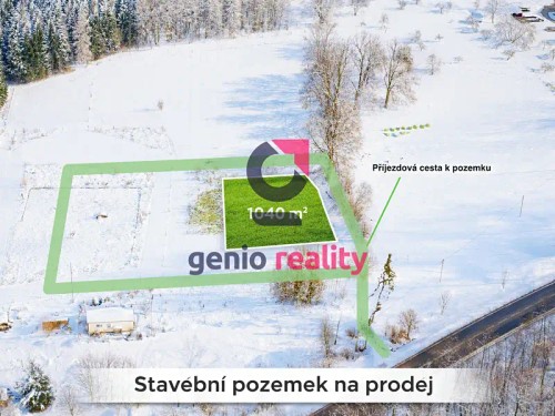 Prodej stavebního pozemku 1040 m²