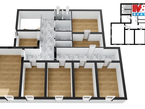 Prodej chalupy 386 m², pozemek 1335 m²