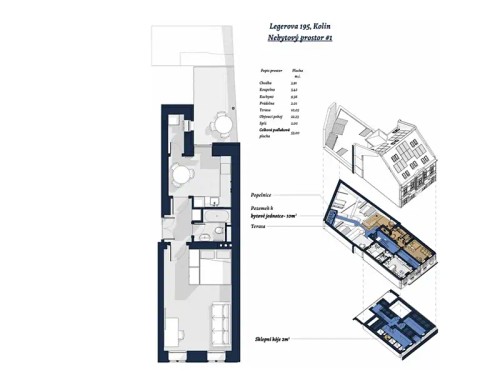 Prodej bytu 1+1 72 m²