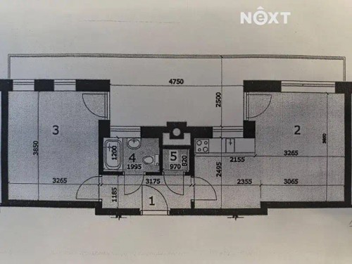 Prodaný byt 2+kk 56 m²