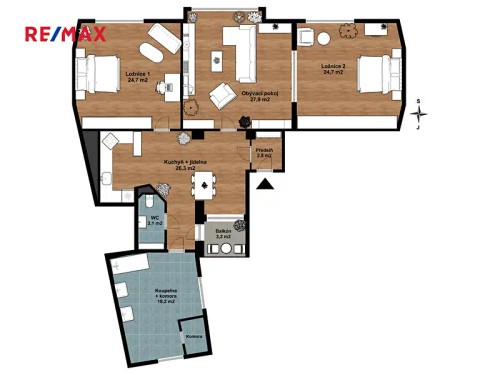 Prodaný  byt 3+1 131 m²