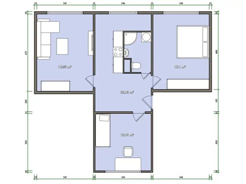 Prodej bytu 3+1 65 m²