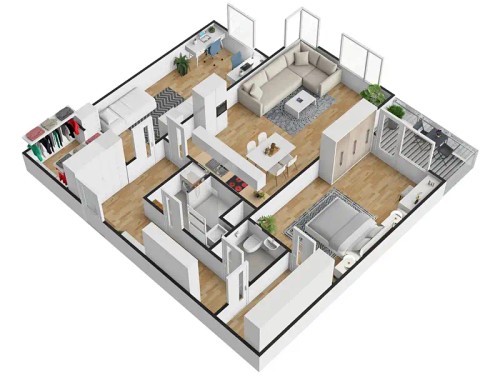 Prodaný  byt 3+kk 93 m²