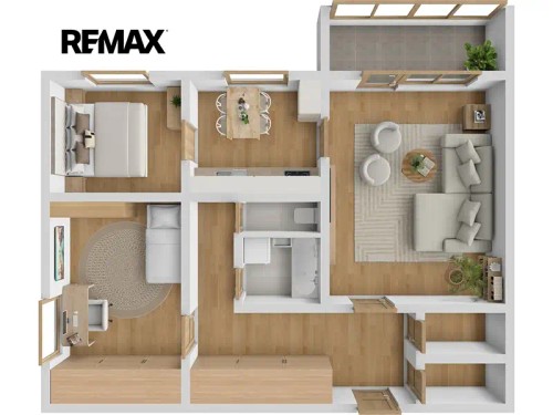 Prodej bytu 3+1 62 m²