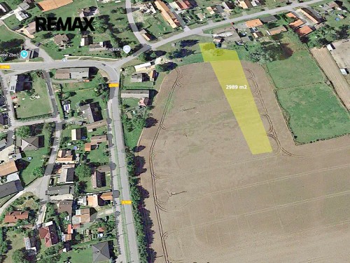 Prodej stavebního pozemku 2989 m²