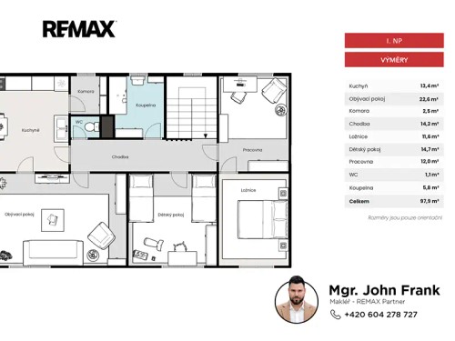 Prodej domu 195 m², pozemek 1396 m²