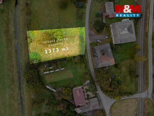 Prodej stavebního pozemku 1373 m²