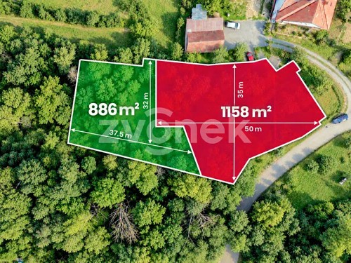 Prodej stavebního pozemku 2044 m²
