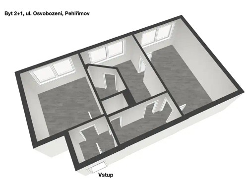 Prodaný byt 2+1 57 m²
